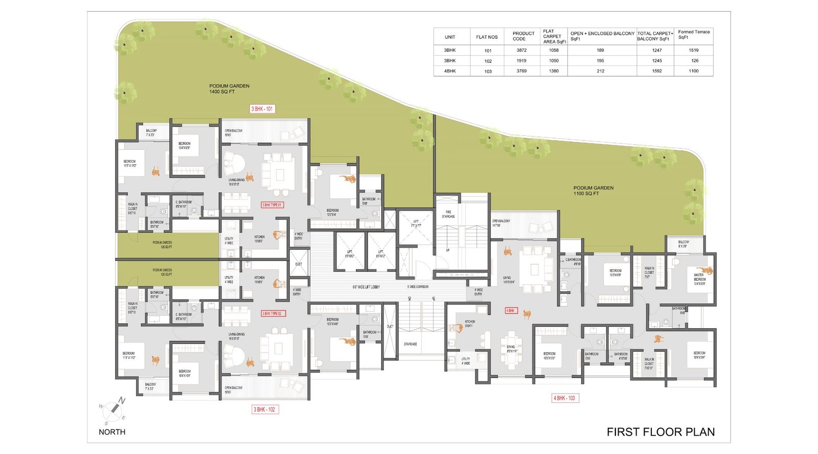 Nitaara-Tower-First-Floor-Plan